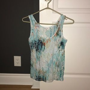 Multi-coloured Calvin Klein tank top - size S